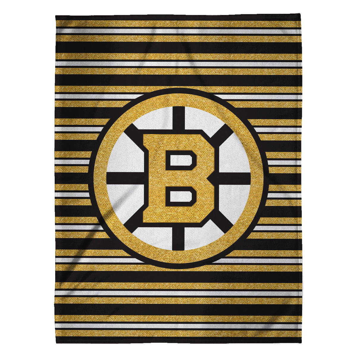 Boston Bruins 100th Anniversary 60” x 80” Raschel Plush Blanket