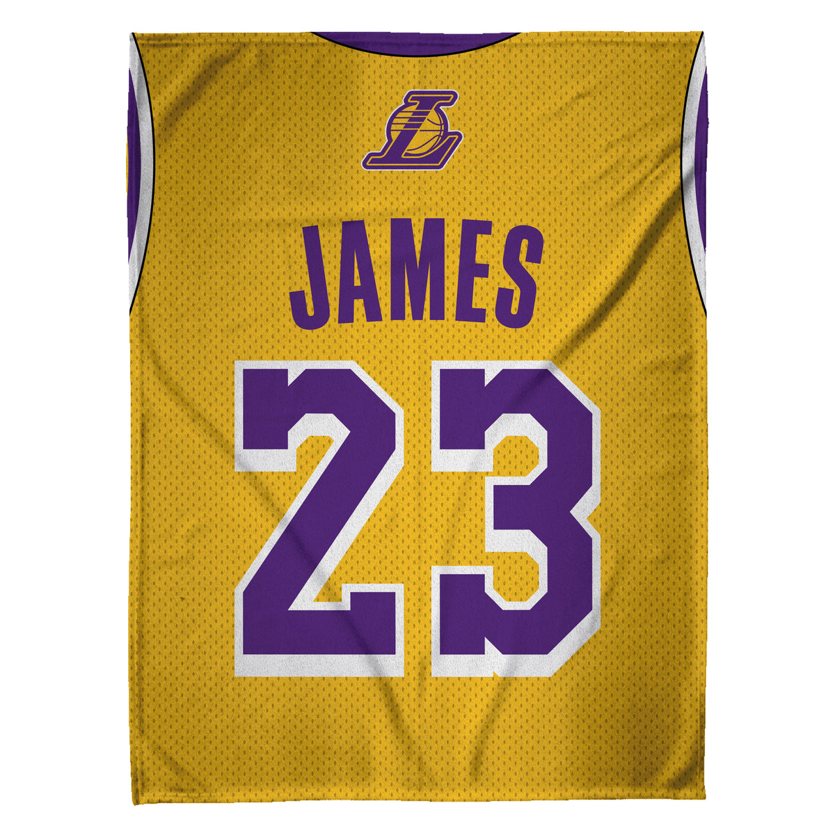 Los Angeles Lakers LeBron James 60” x 80&quot; Raschel Plush Blanket