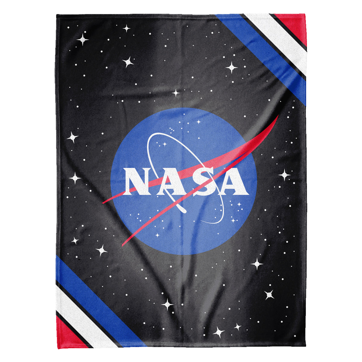 Nasa Logo 60” x 80”  Raschel Plush Blanket