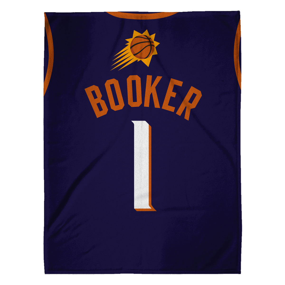 Phoenix Suns Devin Booker 60” x 80” Plush Jersey Blanket