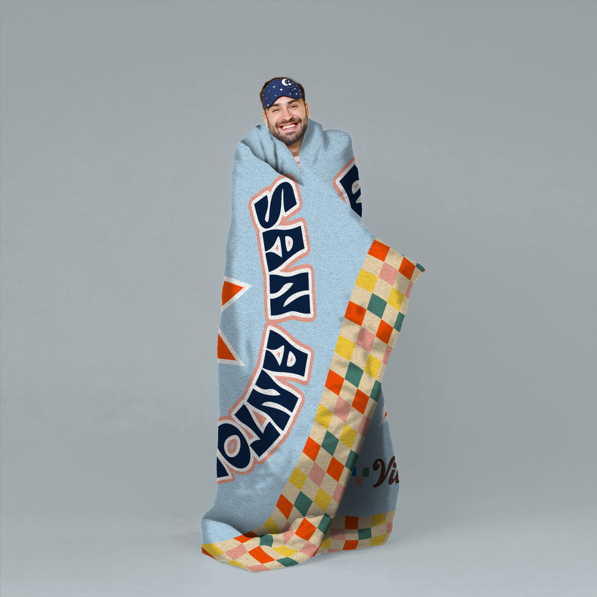 San Antonio Spurs City Edition 60” x 80” Raschel Plush Blanket
