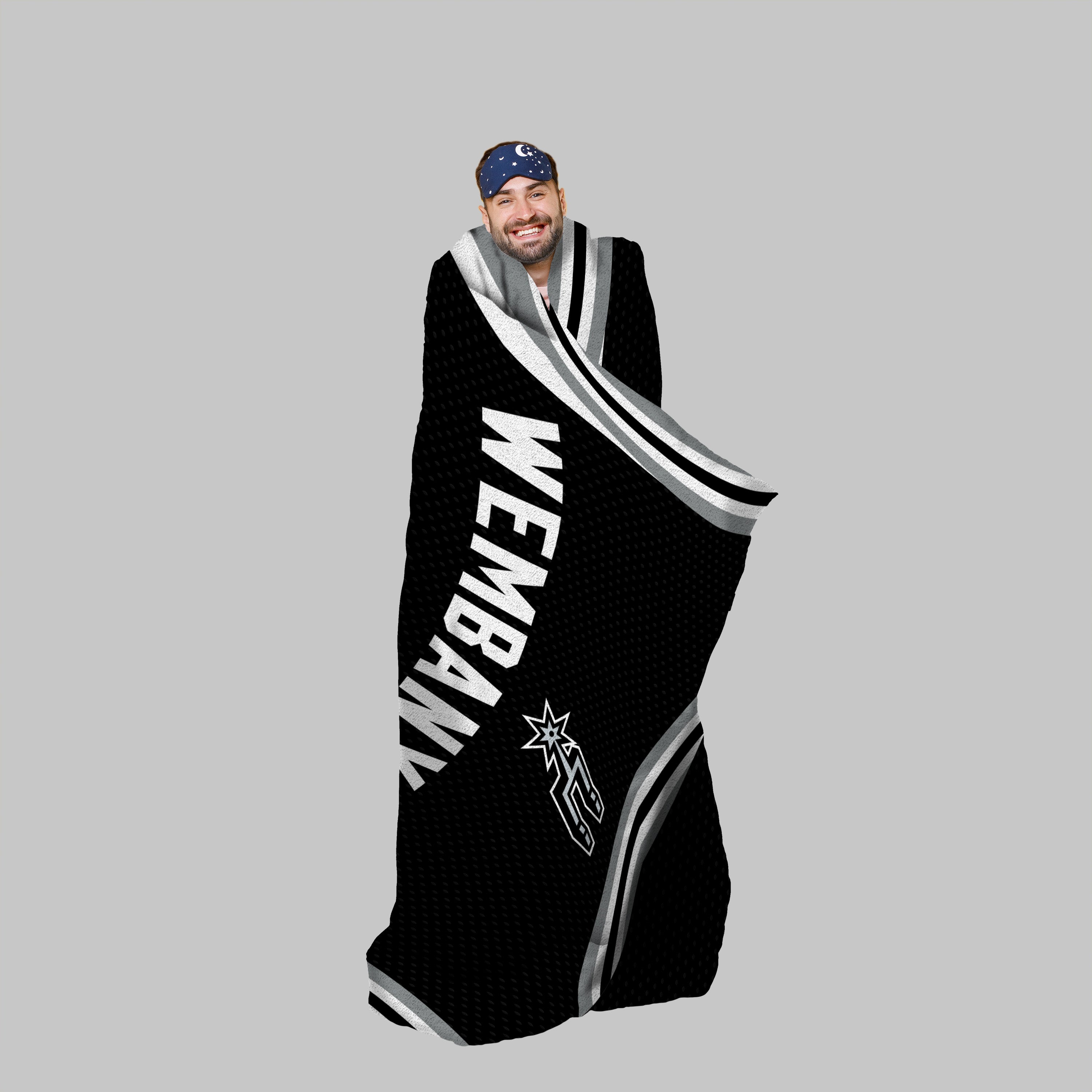 San Antonio Spurs Victor Wembanyama 60” x 80” Raschel Plush