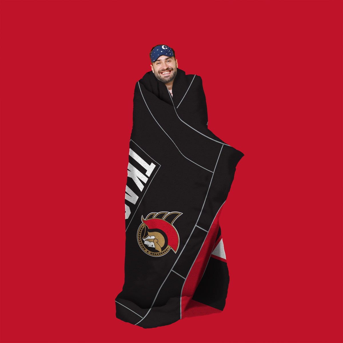 Ottawa Senators Brady Tkachuk 60” x 80” Plush Jersey Blanket