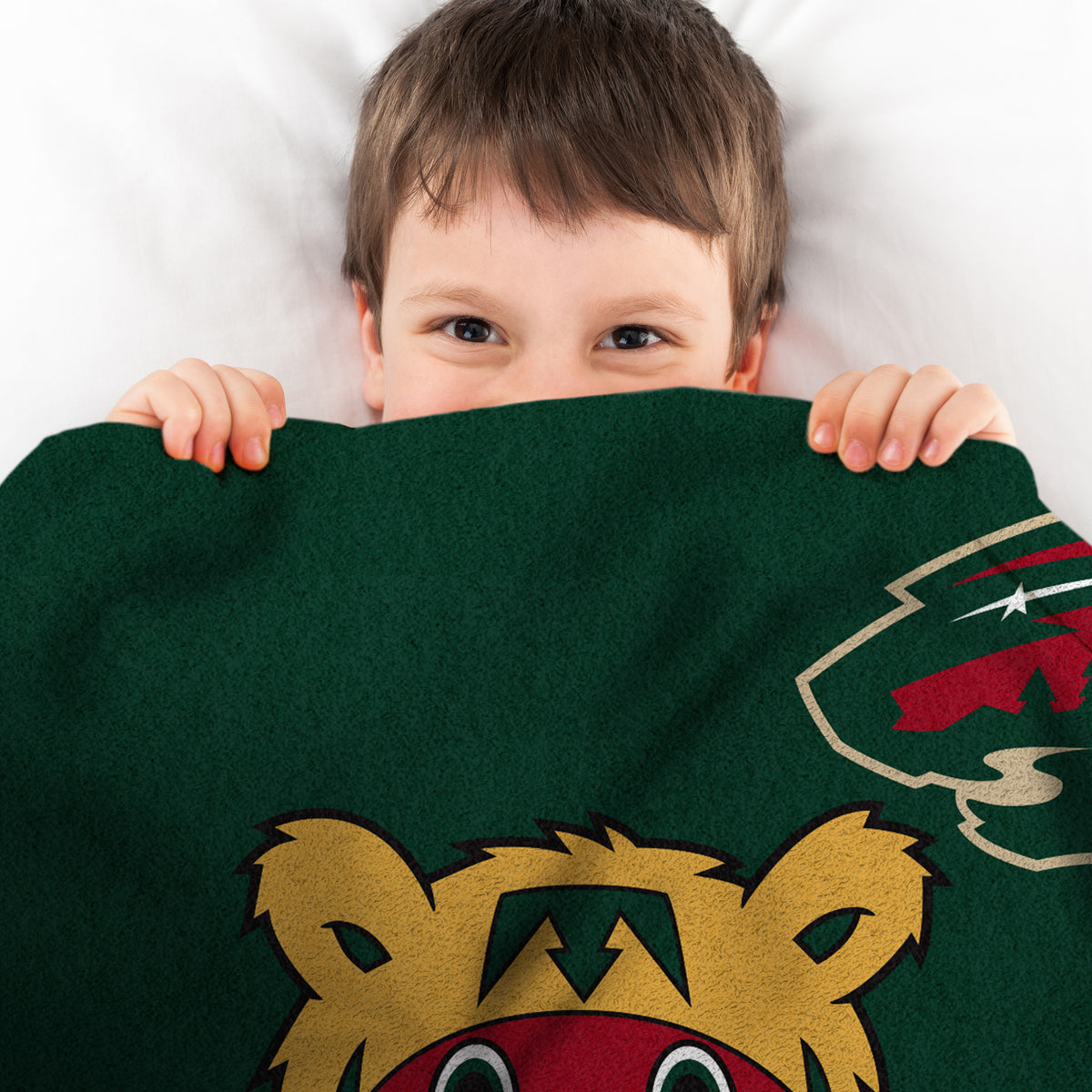 Minnesota Wild Nordy Mascot 60” x 80” Plush Blanket