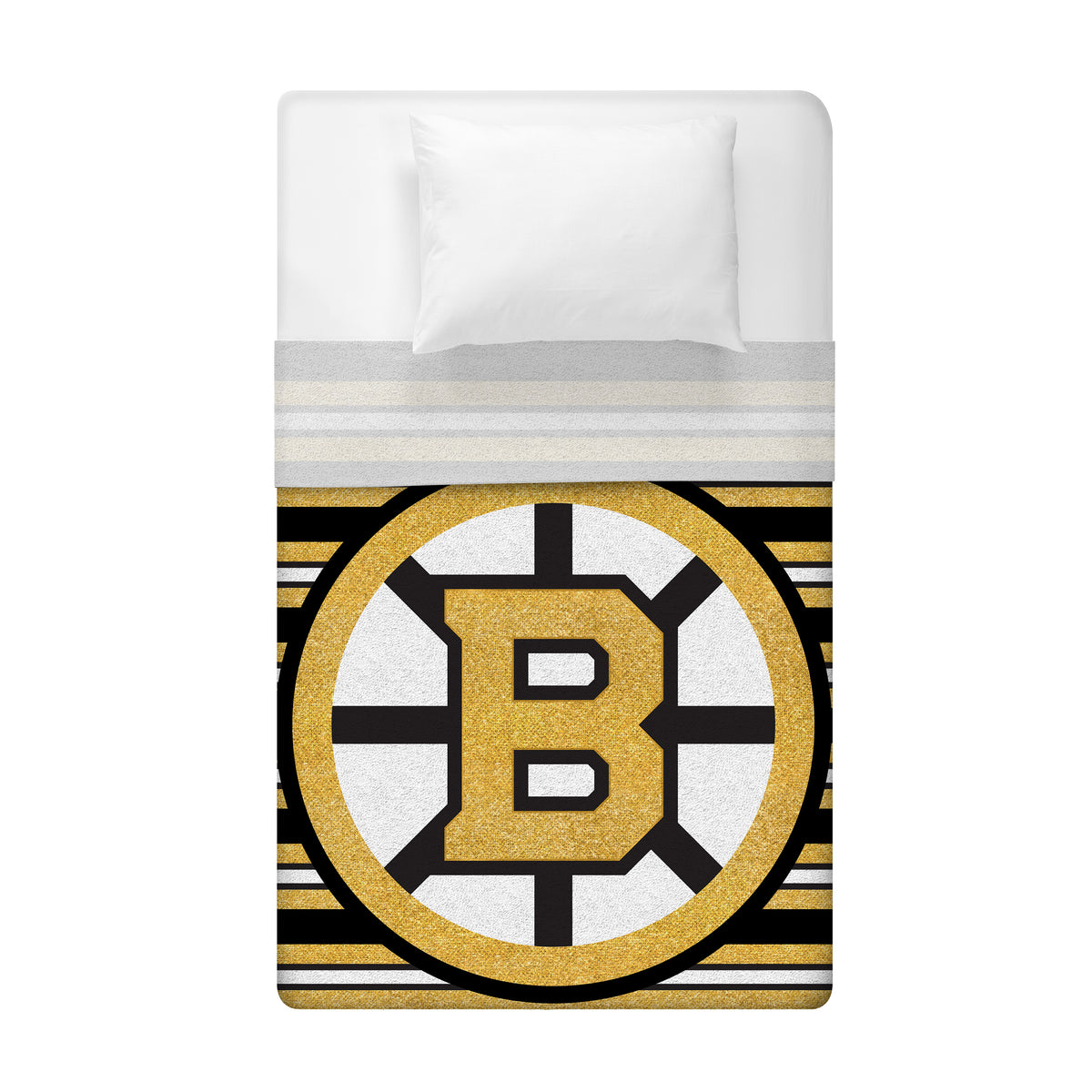 Boston Bruins 100th Anniversary 60” x 80” Raschel Plush Blanket