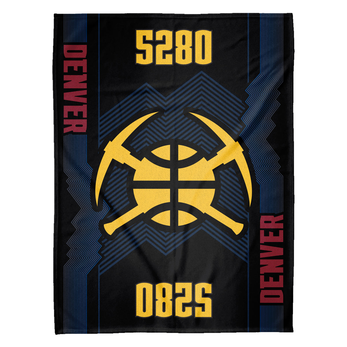 Denver Nuggets City Edition 60” x 80” Plush Blanket