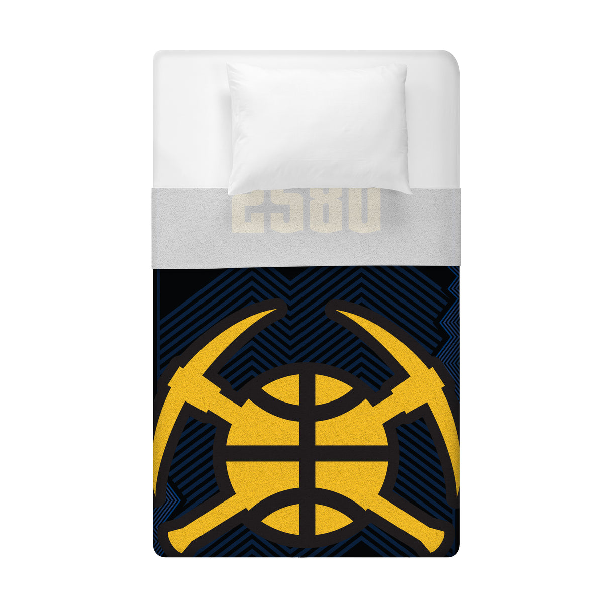 Denver Nuggets City Edition 60” x 80” Raschel Plush Blanket