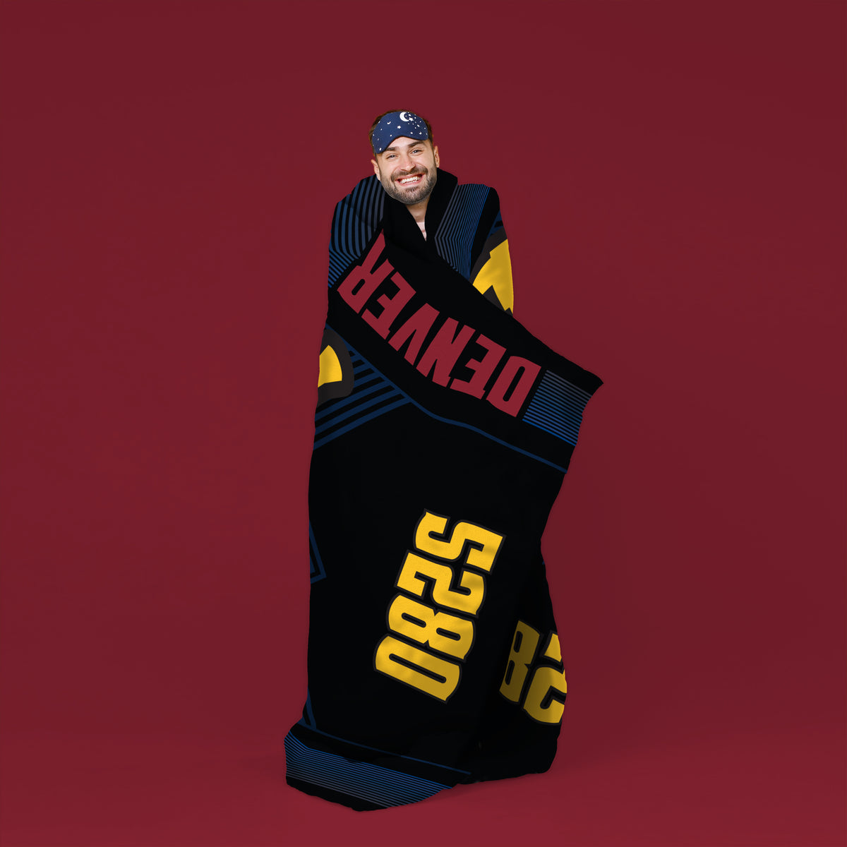 Denver Nuggets City Edition 60” x 80” Raschel Plush Blanket