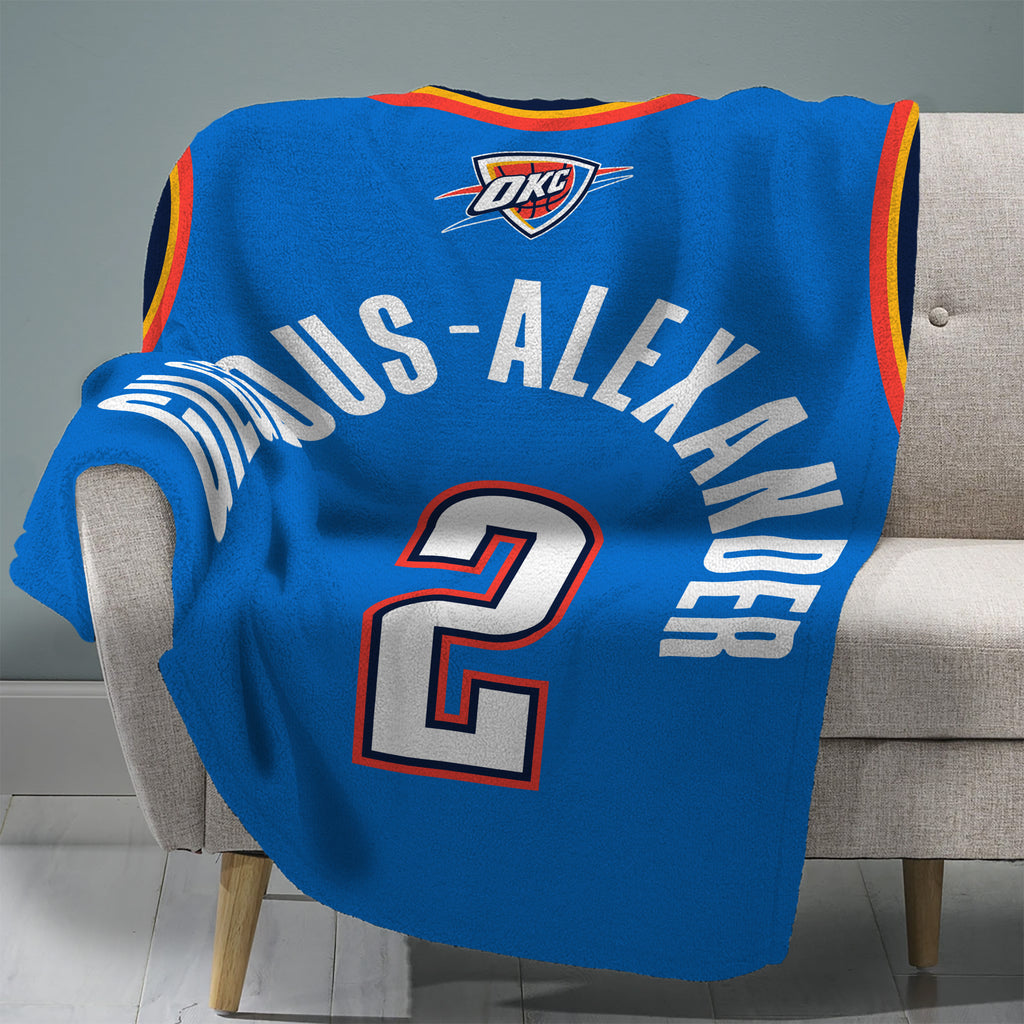 Maillot NBA Shai Gilgeous-Alexander - Oklahoma City Thunder, Bleu, Taille L, Neuf