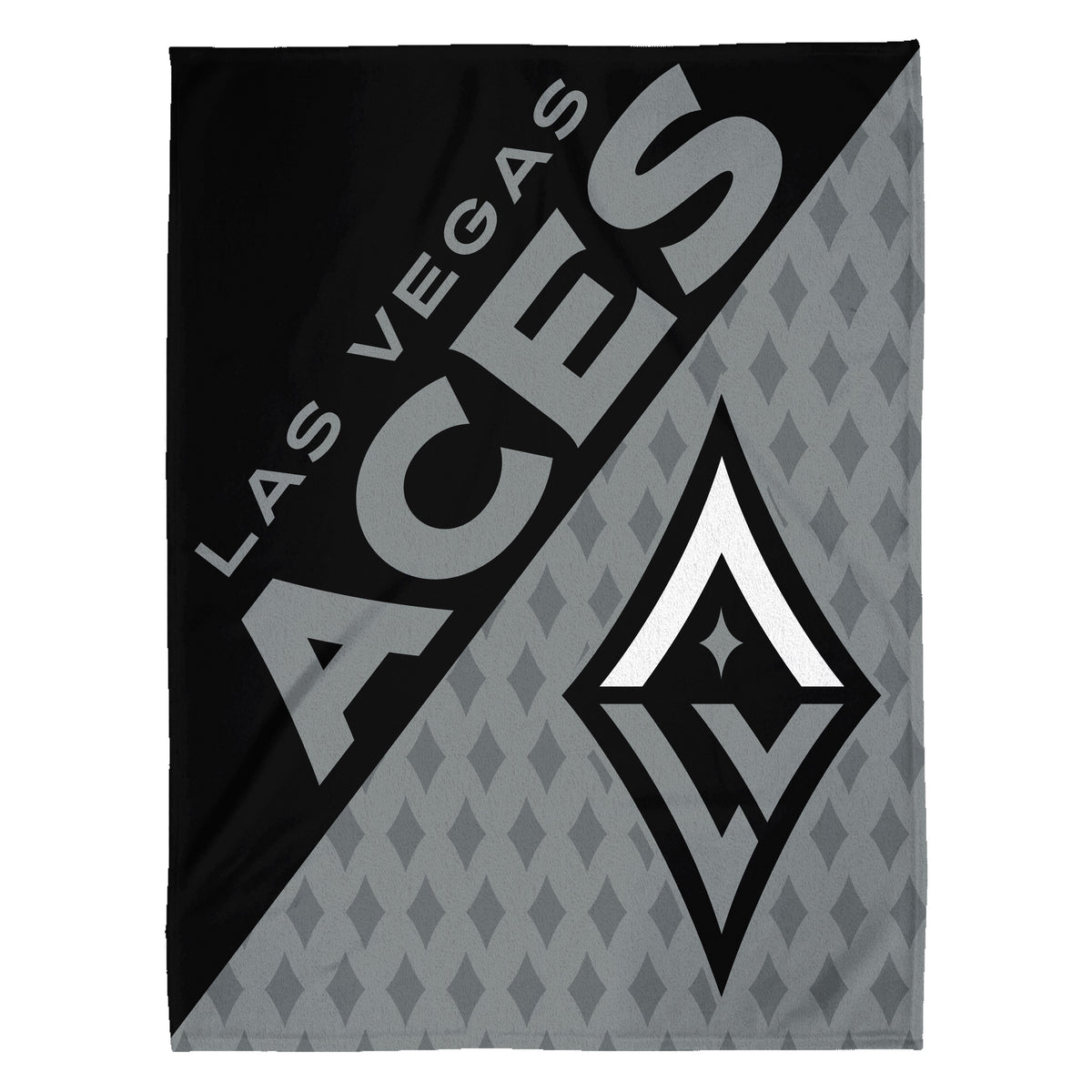 Las Vegas Aces Logo 60” x 80” Raschel Plush Blanket
