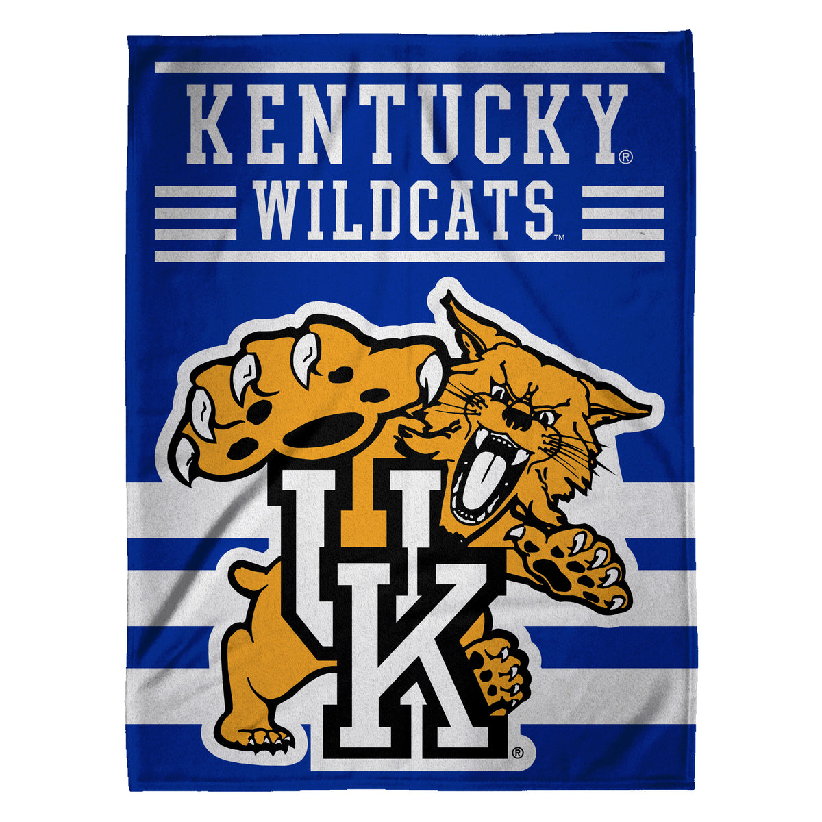 Kentucky Wildcats Mascot 60” x 80” Plush Jersey Blanket