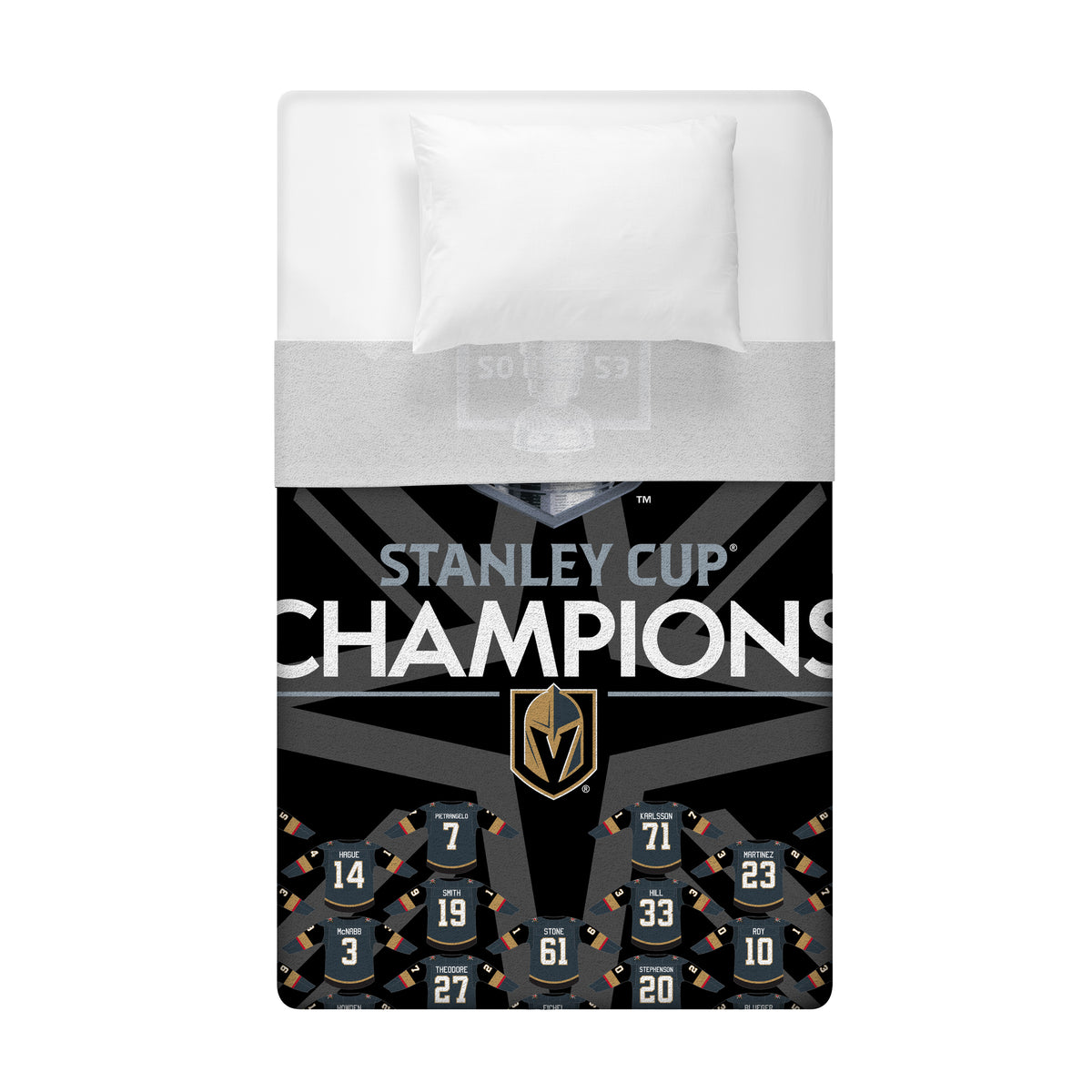 Vegas Golden Knights Stanley Cup Champions 60” x 80” Plush Blanket