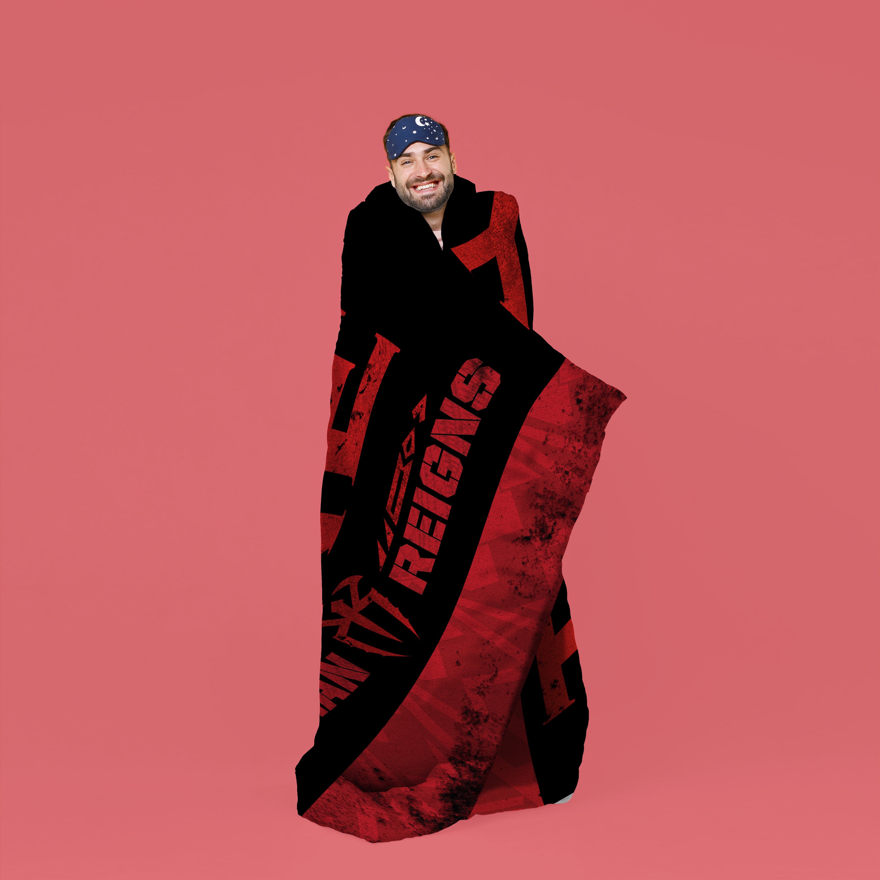 WWE Roman Reigns 60” x 80” Raschel Plush Blanket - The Only One