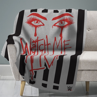 WWE Liv Morgan 60” x 80” Raschel Plush Blanket