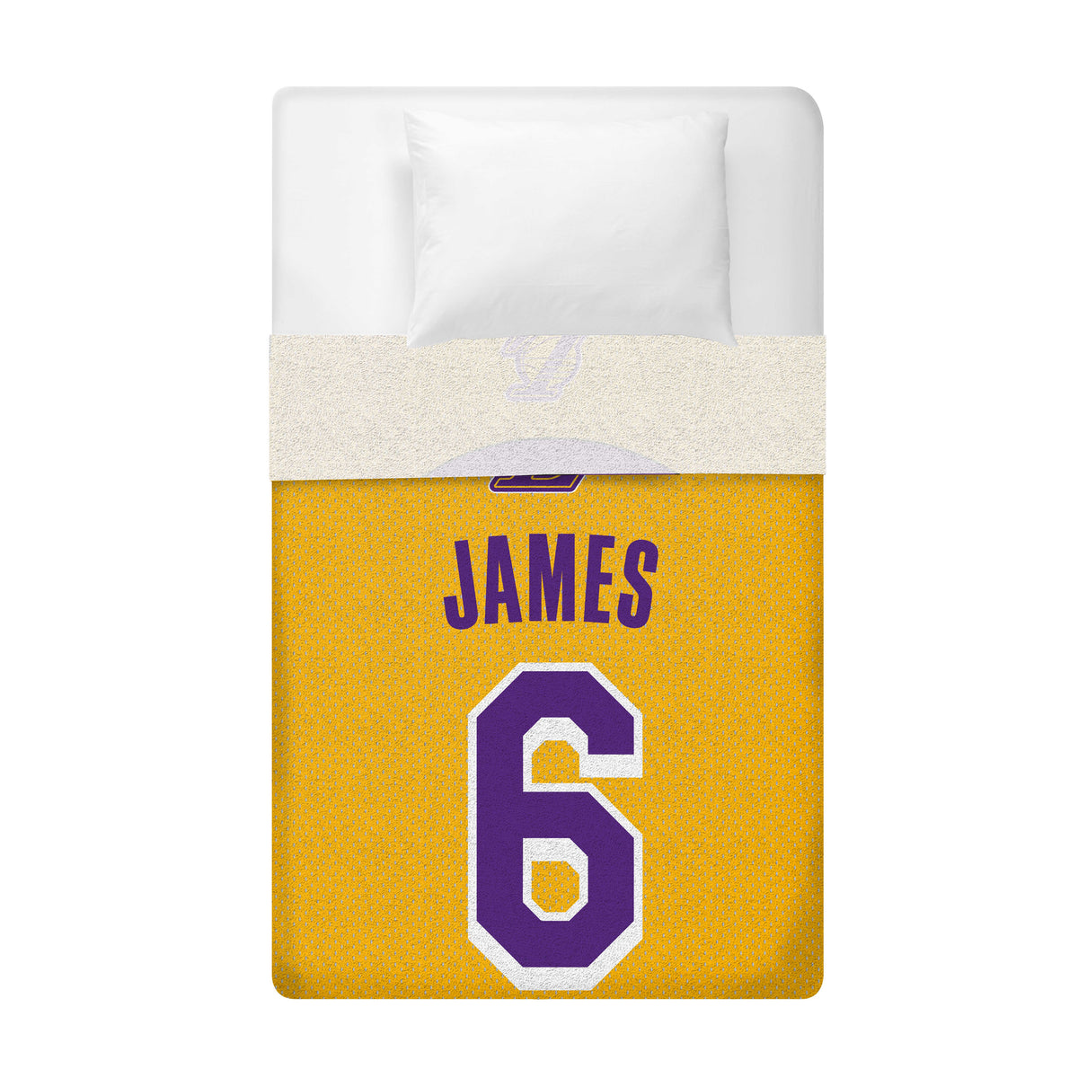 Los Angeles Lakers LeBron James 60” x 80” Raschel Plush Blanket