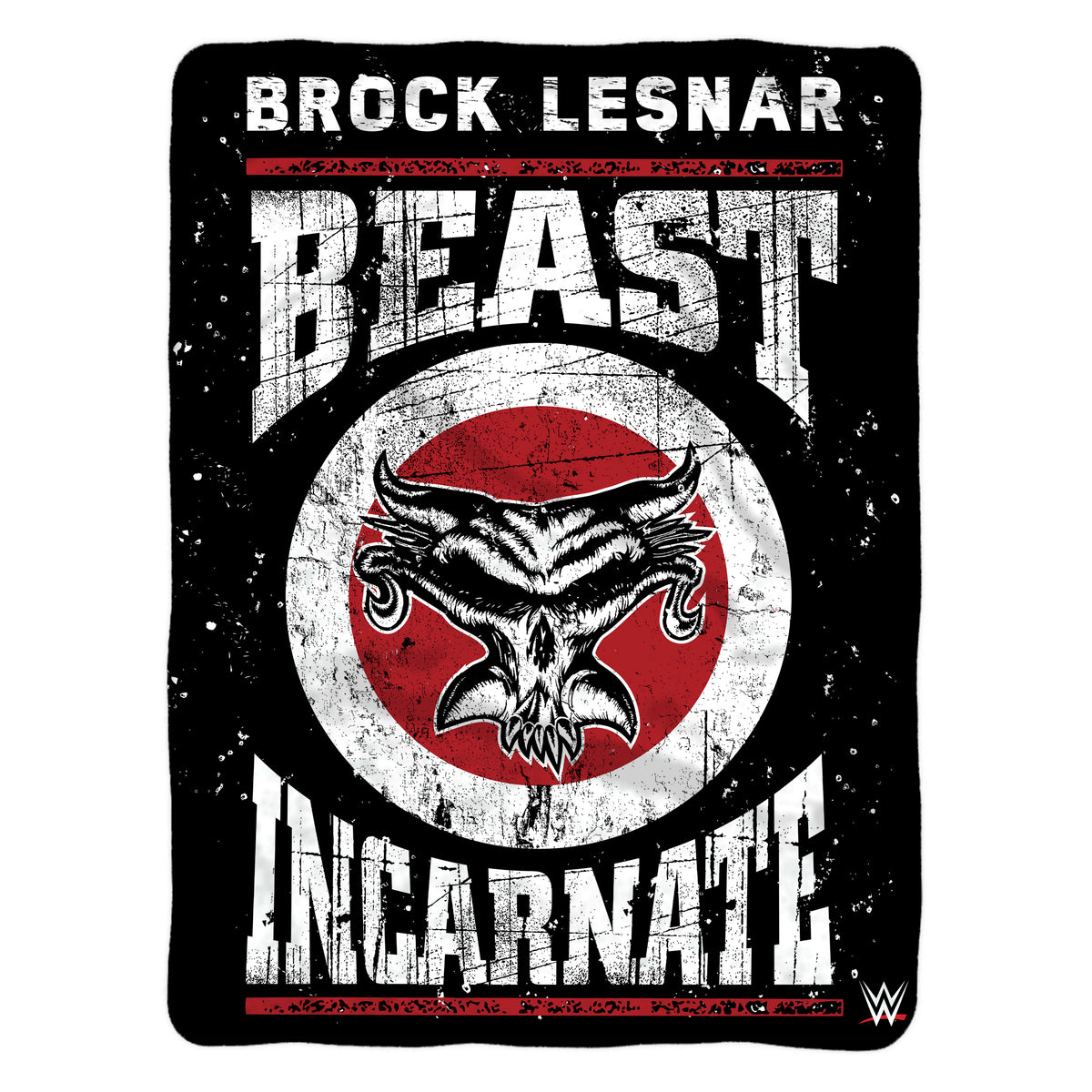 WWE Brock Lesnar Beast Incarnate 60” x 80” Plush Throw