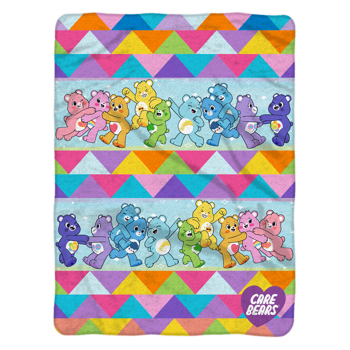 Care Bears 60” x 80”  Raschel Plush Blanket