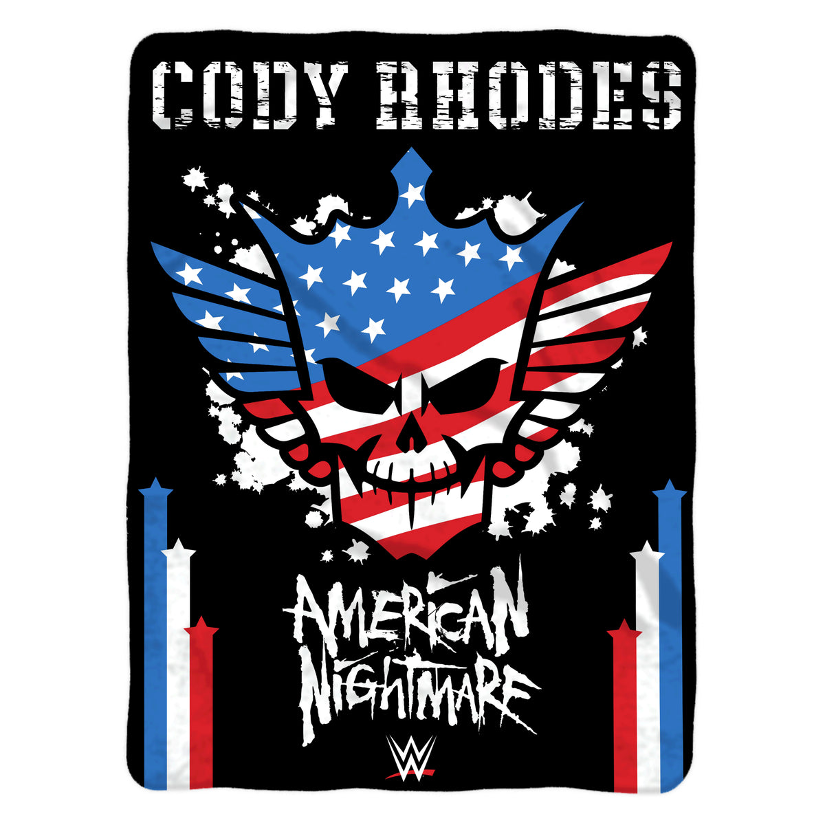 WWE Cody Rhodes American Nightmare 60” x 80”  Raschel Plush Blanket