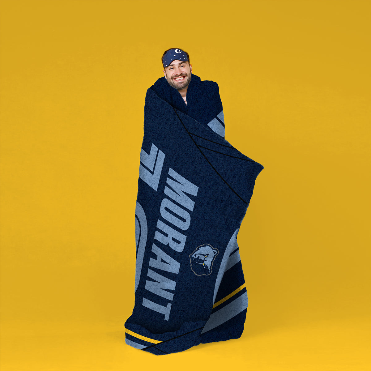 Memphis Grizzlies Ja Morant 60” x 80” Raschel Plush Blanket