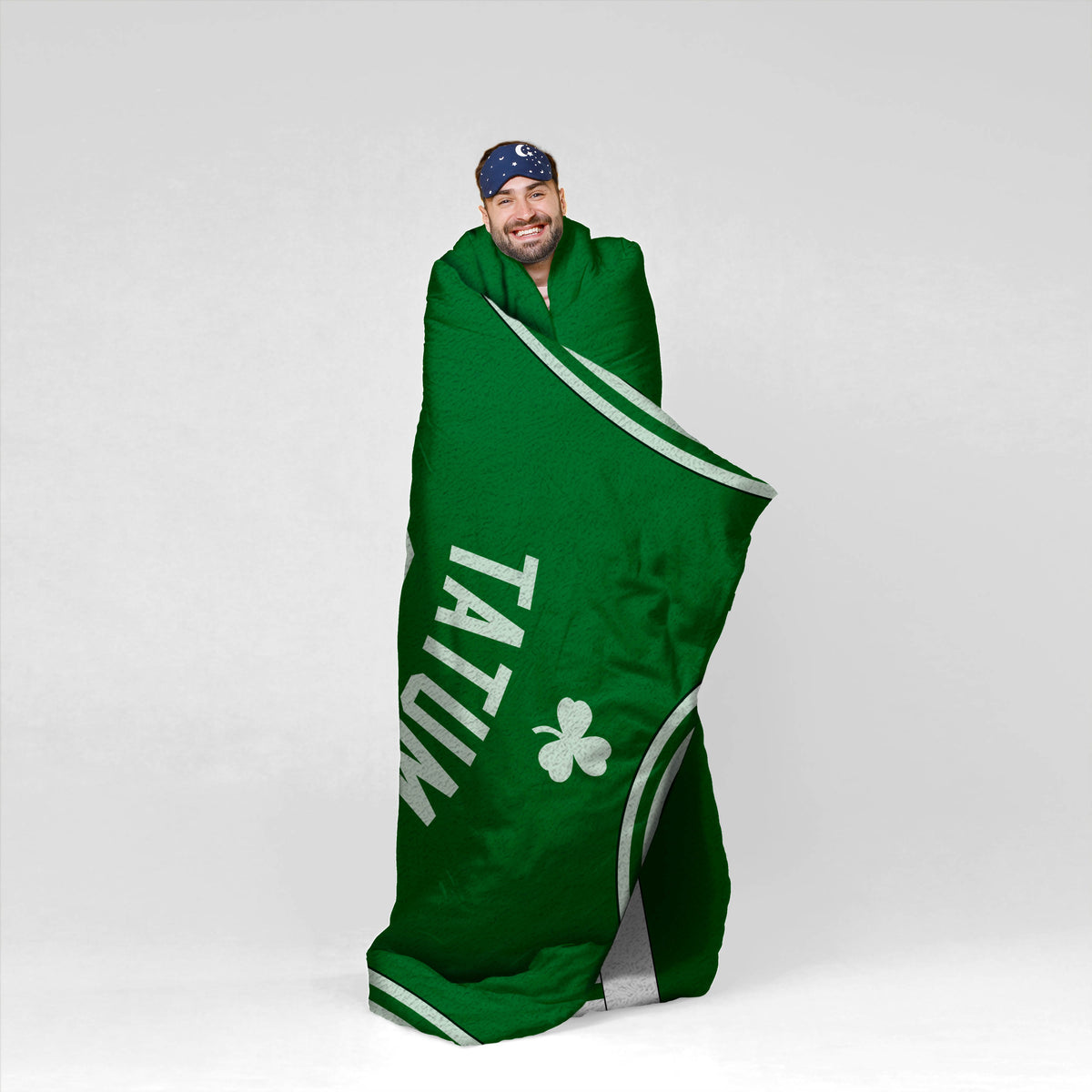 Celtics Jayson Tatum 60” x 80” Raschel Plush Blanket