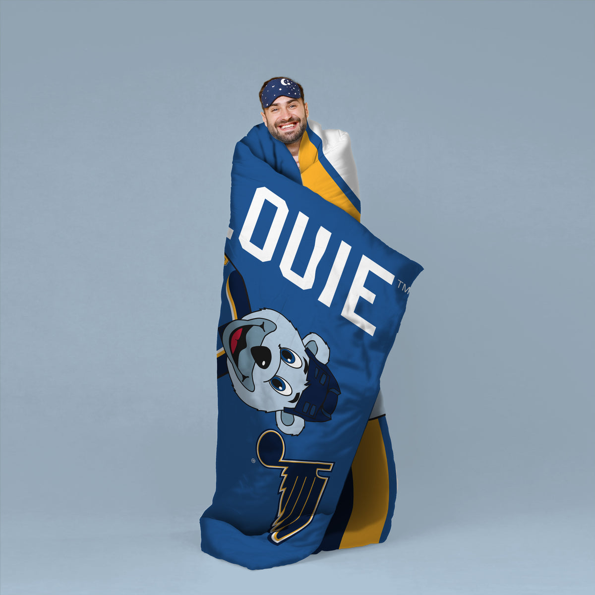 St. Louis Blues Louie 60” x 80” Plush Blanket