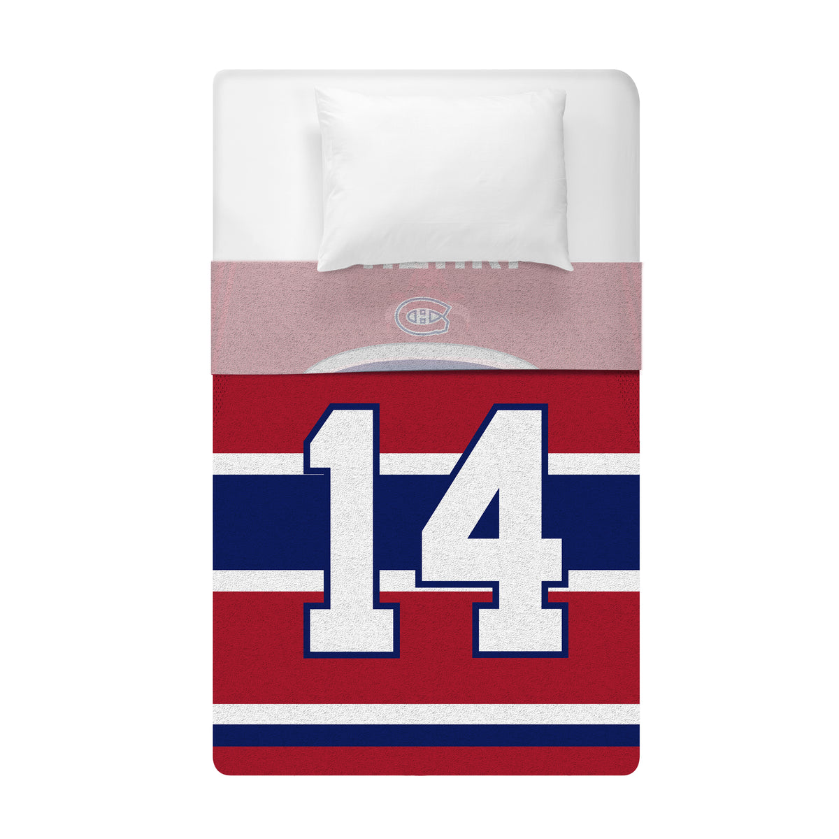 Montreal Canadiens Nick Suzuki 60” x 80” Plush Jersey Blanket