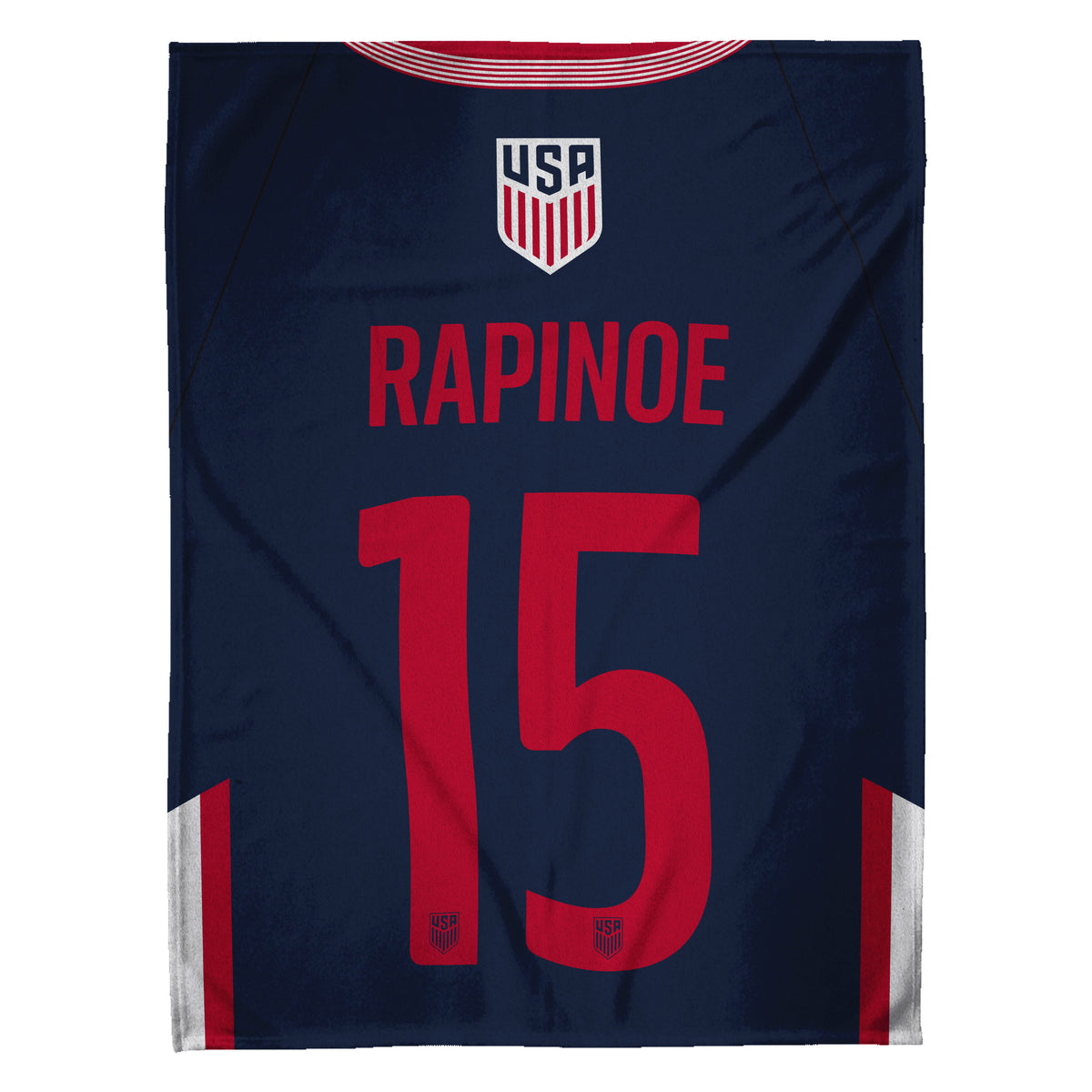 US Women&#39;s Soccer Megan Rapinoe 60” x 80” Raschel Plush Blanket