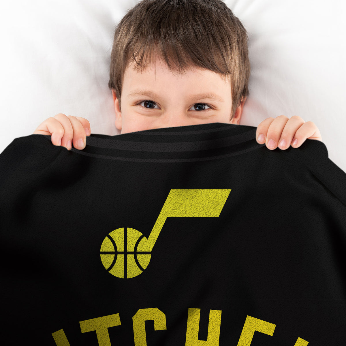 Utah Jazz Donovan Mitchell 60” x 80” Plush Jersey Blanket