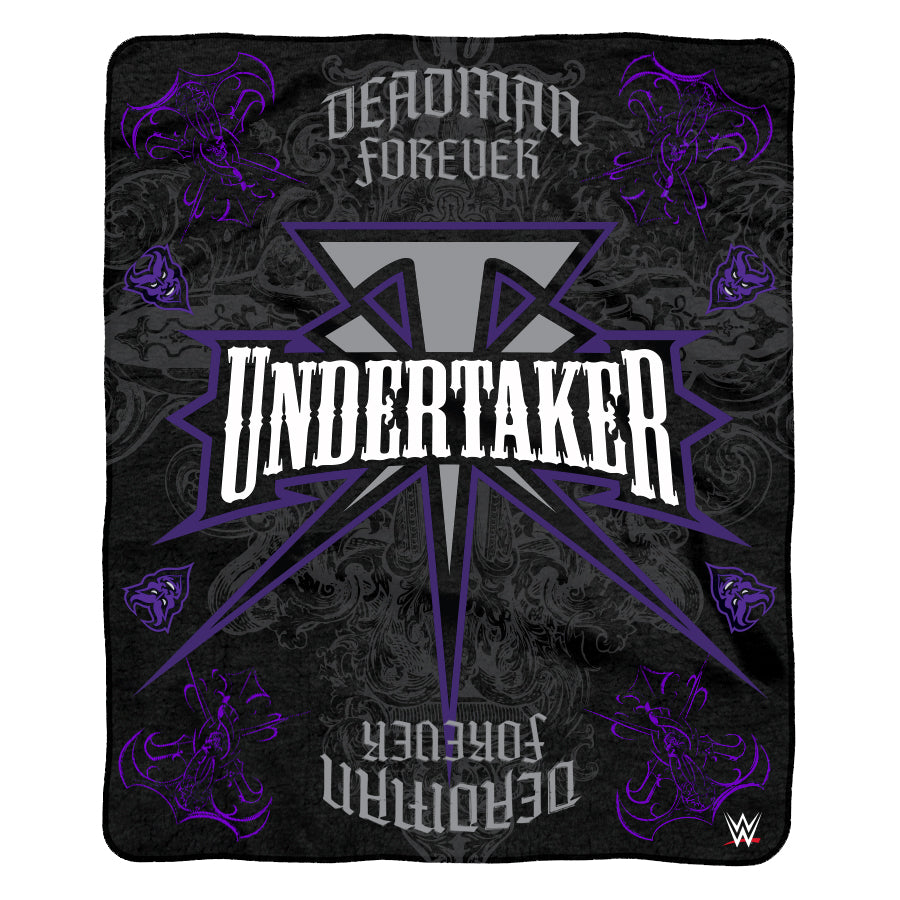 WWE The Undertaker 60” x 80” Plush Throw