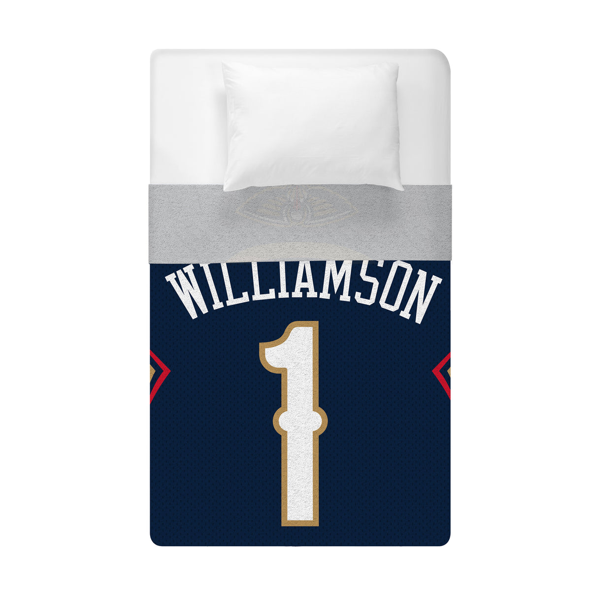 New Orleans Pelicans Zion Williamson 60” x 80” Plush Jersey Blanket